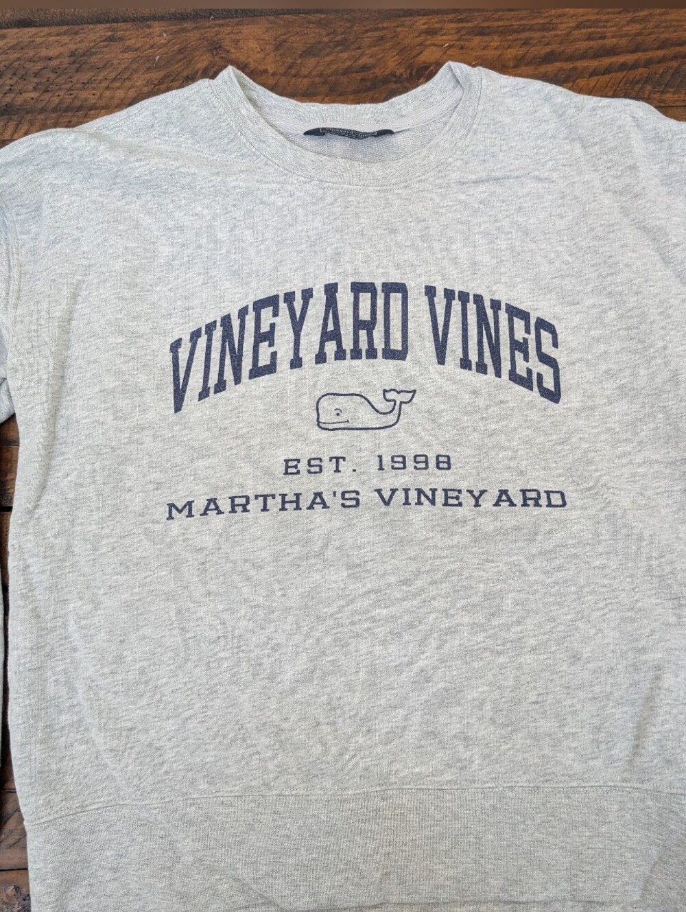 Vineyard Vines Gray Graphic Sweatshirt